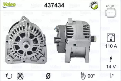 Генератор VALEO 437434