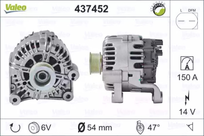 Генератор VALEO 437452