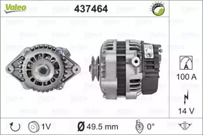 Генератор VALEO 437464