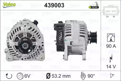 Генератор VALEO 439003