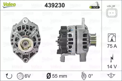 Генератор VALEO 439230