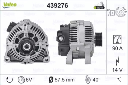 Генератор VALEO 439276