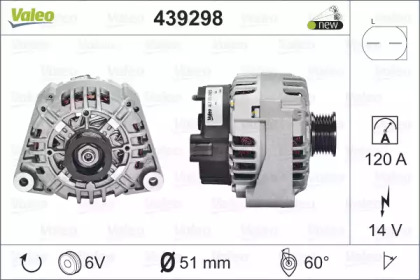 Генератор VALEO 439298