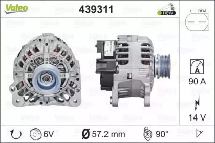 Генератор VALEO 439311