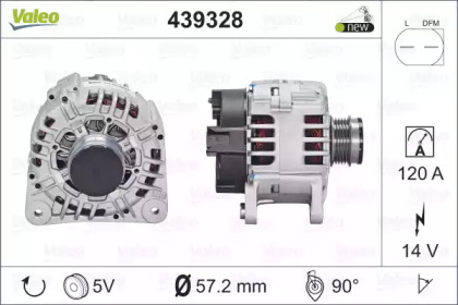 Генератор VALEO 439328