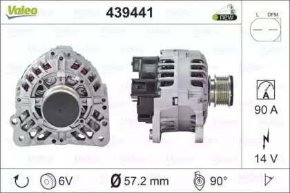 Генератор VALEO 439441