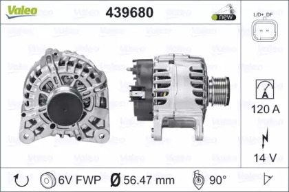 Генератор VALEO 439680