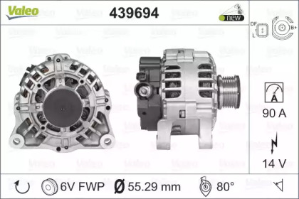 Генератор VALEO 439694