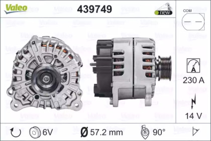 Генератор VALEO 439749