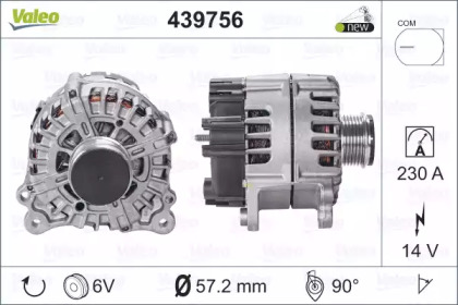 Генератор VALEO 439756