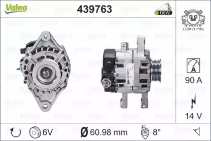 Генератор VALEO 439763