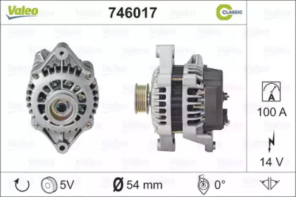 Генератор VALEO 746017