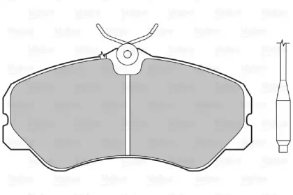 Комплект тормозных колодок VALEO 598138
