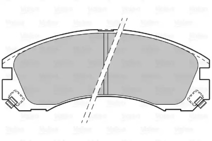 Комплект тормозных колодок VALEO 601020