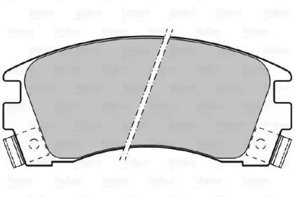 Комплект тормозных колодок VALEO 598840