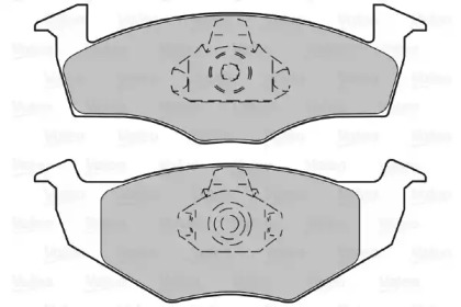 Комплект тормозных колодок VALEO 598403