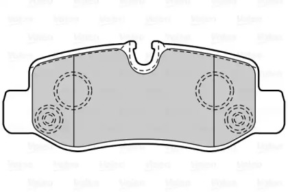 Комплект тормозных колодок VALEO 601526