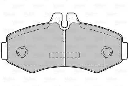 Комплект тормозных колодок VALEO 598299