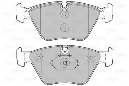 Комплект тормозных колодок VALEO 598811