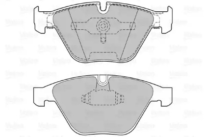 Комплект тормозных колодок VALEO 598410