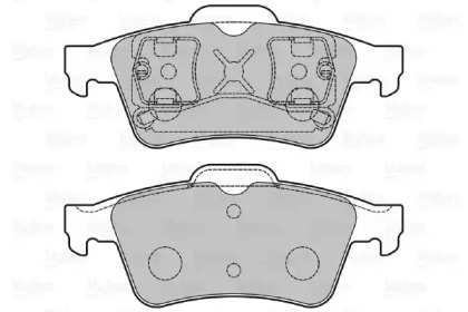 Комплект тормозных колодок VALEO 598472