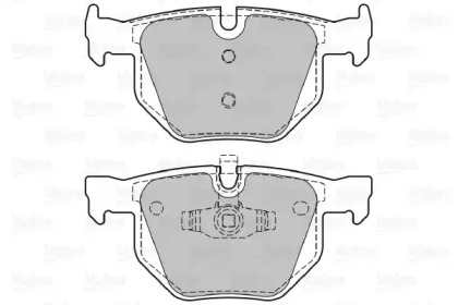 Комплект тормозных колодок VALEO 598885