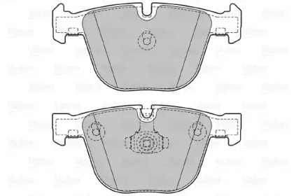Комплект тормозных колодок VALEO 598820