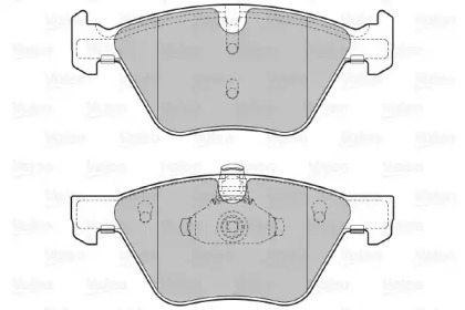Комплект тормозных колодок VALEO 601283