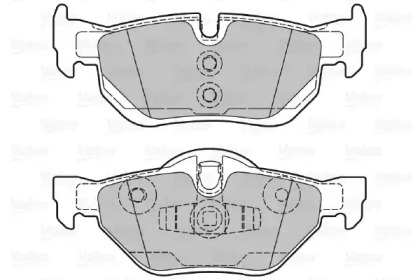 Комплект тормозных колодок VALEO 598703