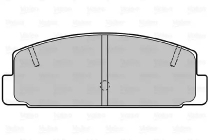 Комплект тормозных колодок VALEO 598780
