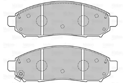 Комплект тормозных колодок VALEO 301140