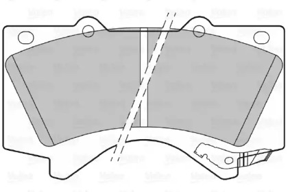 Комплект тормозных колодок VALEO 301339
