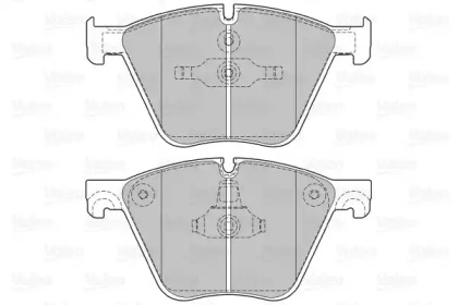 Комплект тормозных колодок VALEO 601413
