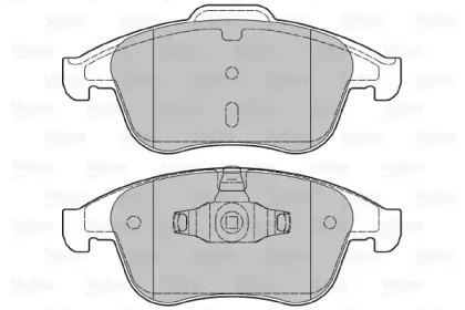 Комплект тормозных колодок VALEO 601050