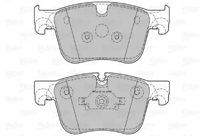 Комплект тормозных колодок VALEO 601397