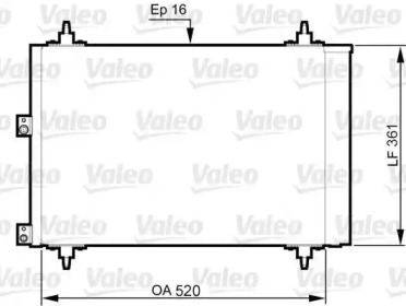 Конденсатор VALEO 814080