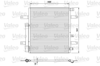 Конденсатор, кондиционер VALEO 815061