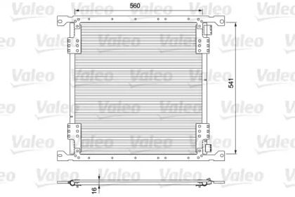 Конденсатор, кондиционер VALEO 815088