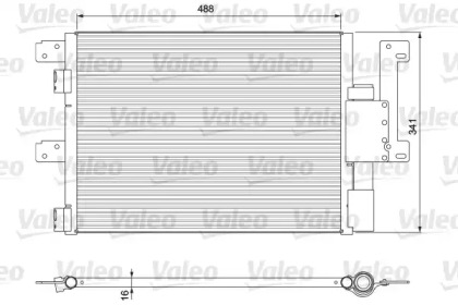 Конденсатор, кондиционер VALEO 815090