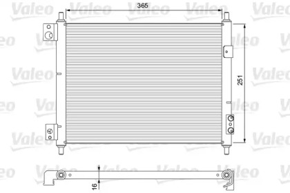 Конденсатор, кондиционер VALEO 815092