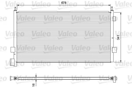 Конденсатор, кондиционер VALEO 815094