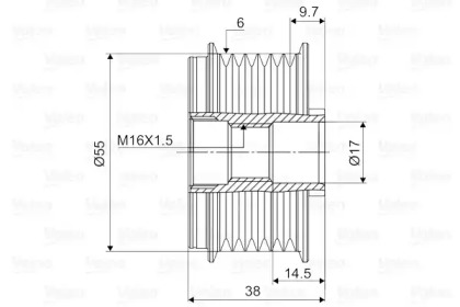 Механизм свободного хода VALEO 588134