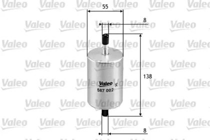 Топливный фильтр VALEO 587002