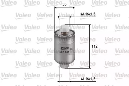 Топливный фильтр VALEO 587201