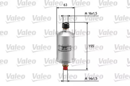 Топливный фильтр VALEO 587210