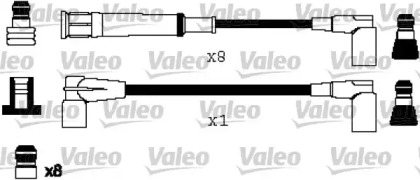 Комплект проводов зажигания VALEO 346223