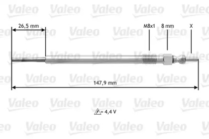 Свеча накаливания VALEO 345142