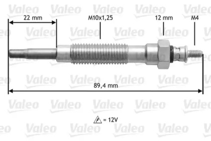 Свеча накаливания VALEO 345149