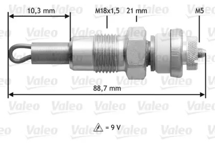 Свеча накаливания VALEO 345156