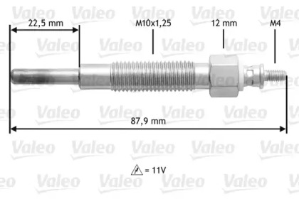 Свеча накаливания VALEO 345157